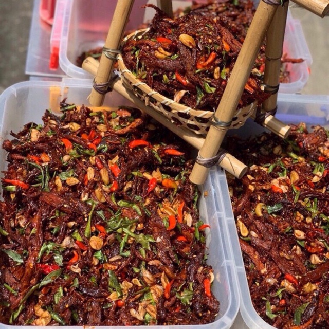 [HCM]500gr Khô Bò Đập Lá Chanh