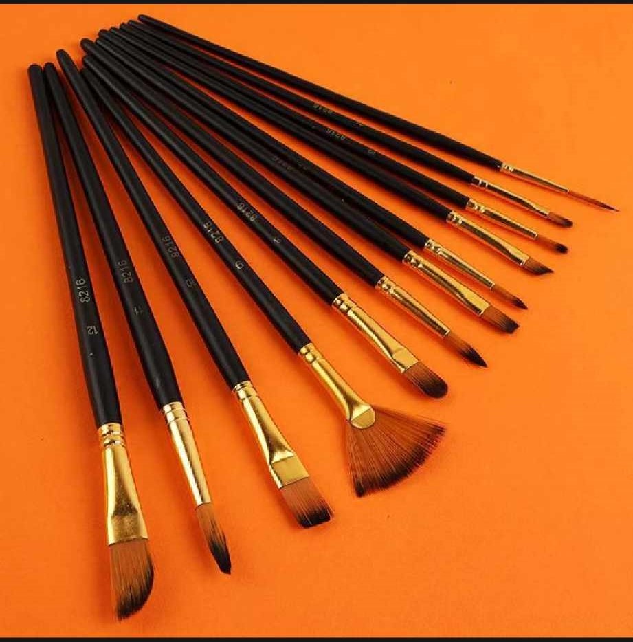 Cọ vẽ ZhuTing theo bộ 12 cây