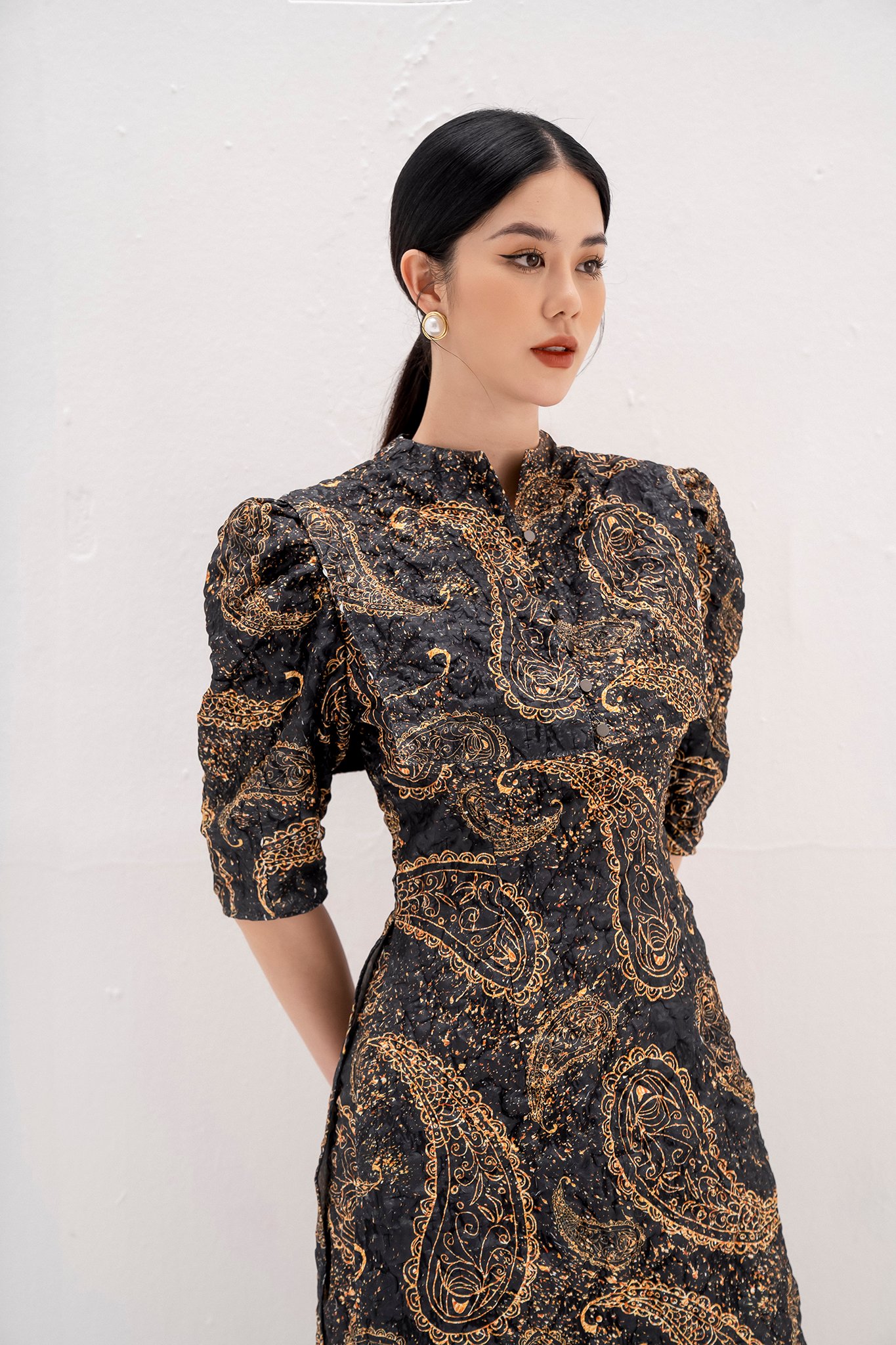 Áo dài cách tân nữ Eva de Eva 21AADE002F