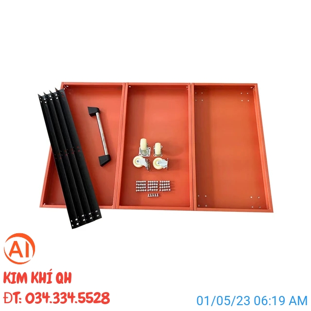 Xe Đẩy dụng cụ đồ nghề 3 tầng giá rẻ
