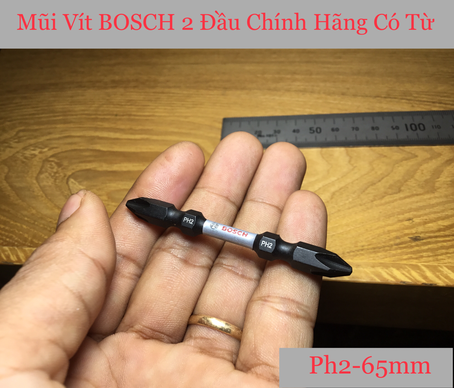 [HCM][GÍA HỦY DIỆT] Mũi Vít 2 Đầu Có Từ Tính Ph2 65mm
