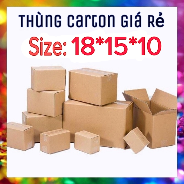 COMBO 20 Thùng Carton Đóng Hàng Kích Thước 18*15*10 cm