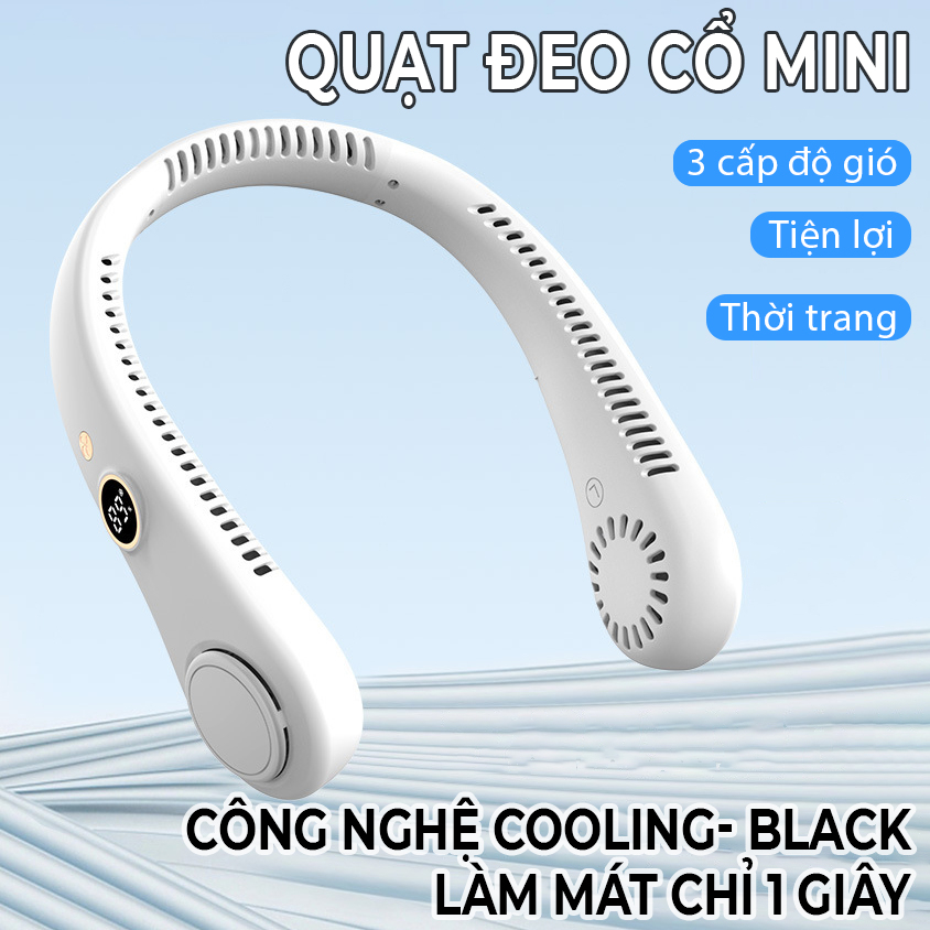 Lazmall toshiba quạt đeo cổ công nghệ toshiba ,quạt đeo cổ siêu mát có led lcd 008-x6 ,quạt gió bao phủ 360 độ ,quạt tích điện mini siêu mát công nghệ chườm lạnh mới ,quạt đeo cổ điều hòa không cánh sạc usb ,quạt điện thể thao không ồn