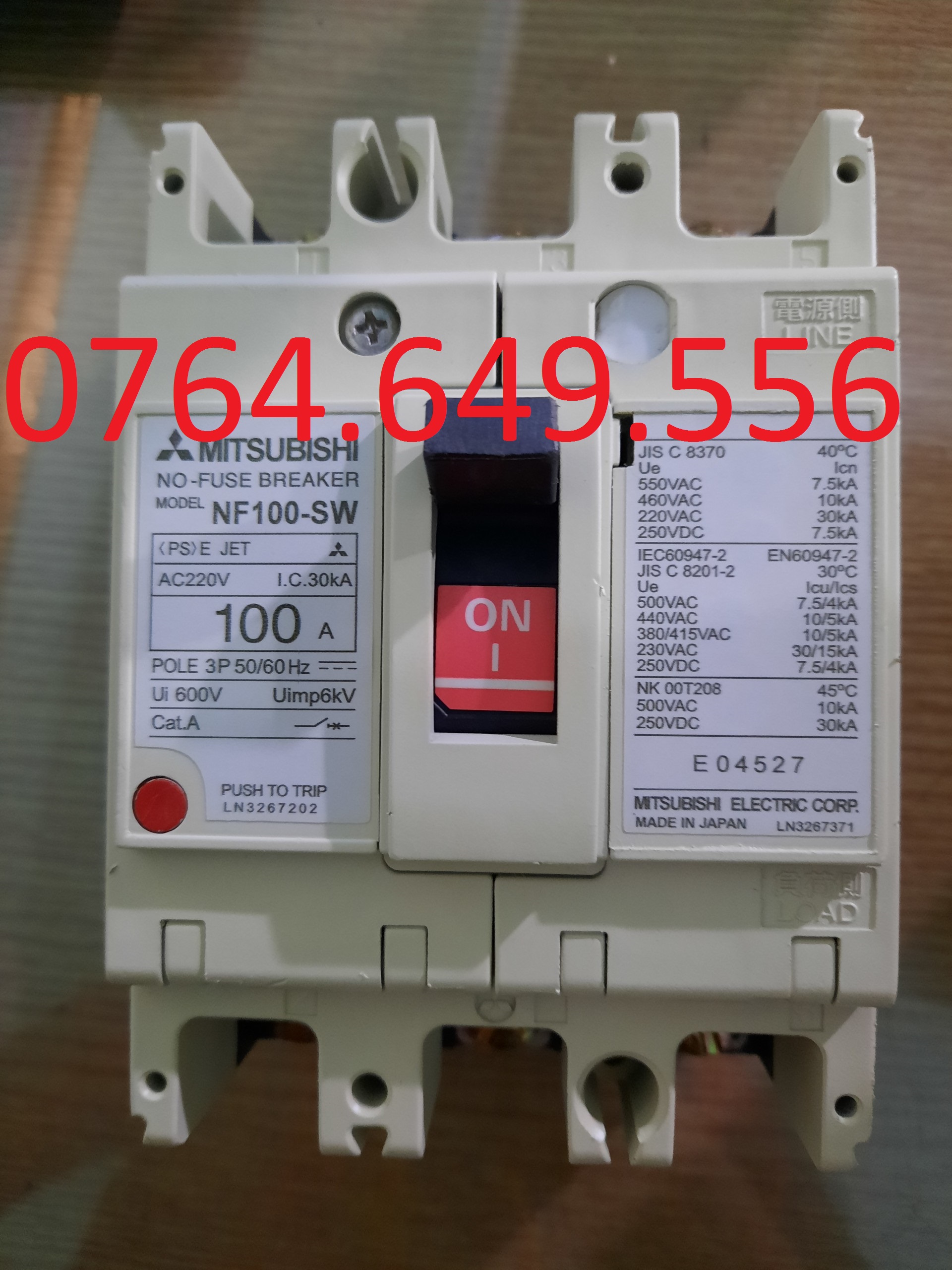 Mccb Mitsubishi 100A White