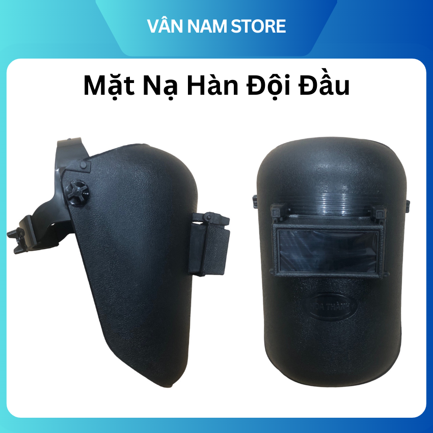 Mặt nạ hàn đội đầu, mo hàn đội đầu bảo vệ vùng mặt chuyên dùng cho thợ hàn cơ khí