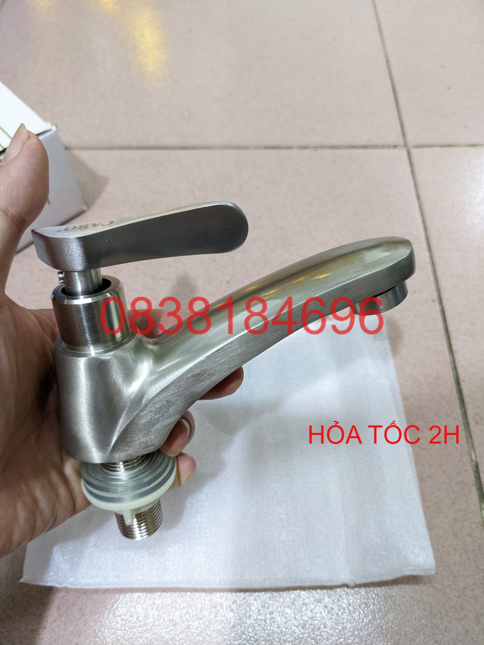 Vòi rửa mặt lavabo vòi lavabo lạnh inox vòi la séo vòi lavabo,vòi lavabo lạnh inox sus 304 lv6007