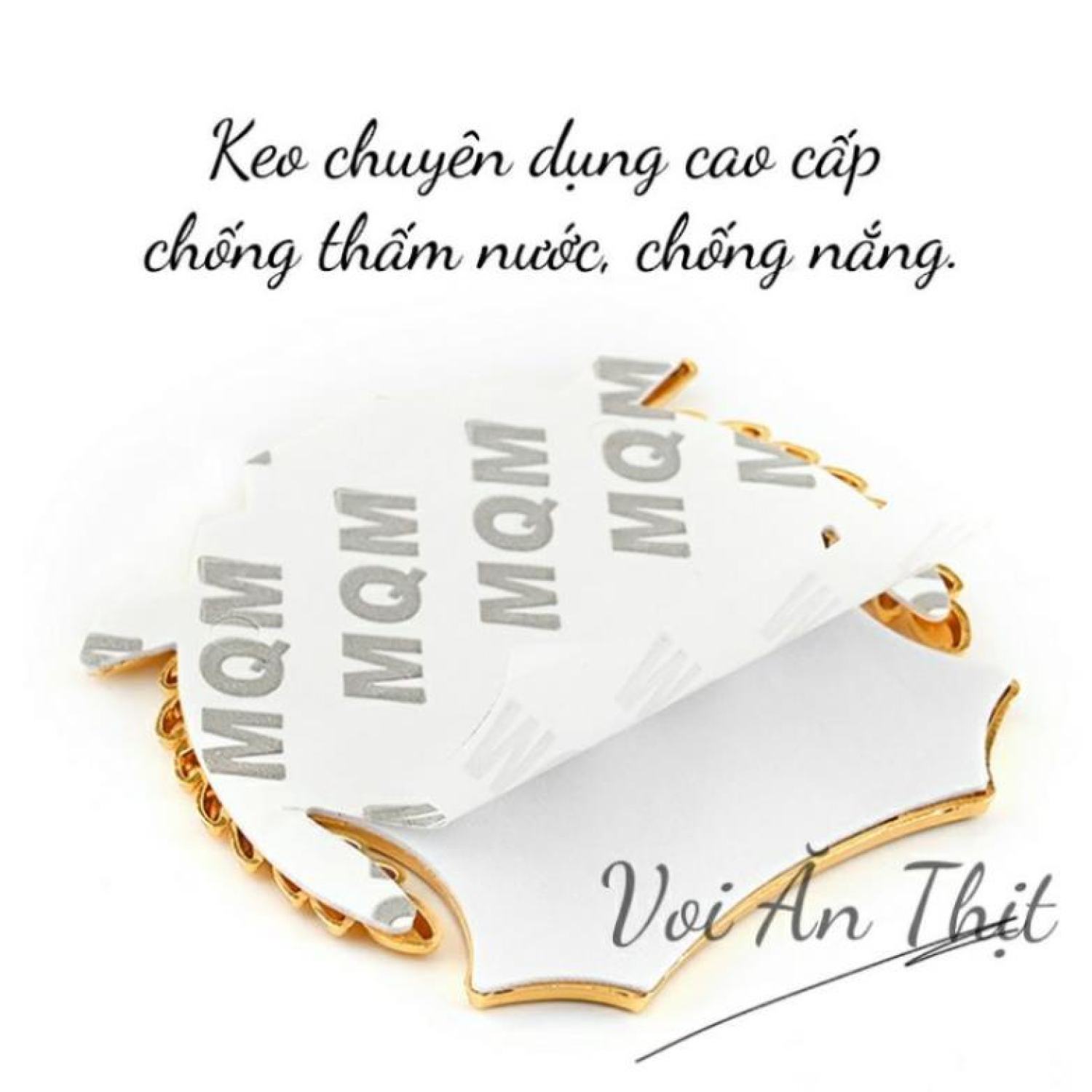 Logo Bông Lúa Dán Trang Trí Ô Tô, Xe Máy [ Viền Vàng ]