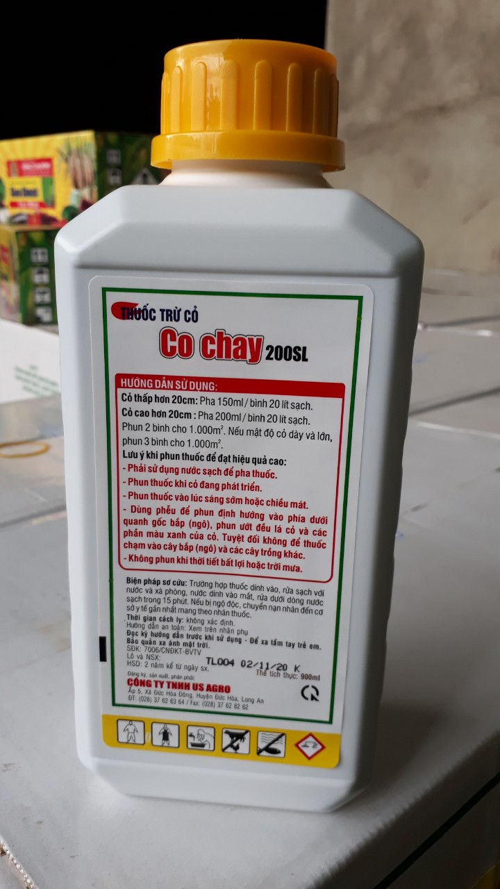 THUỐC TRỪ CỎ CO CHAY 200L
