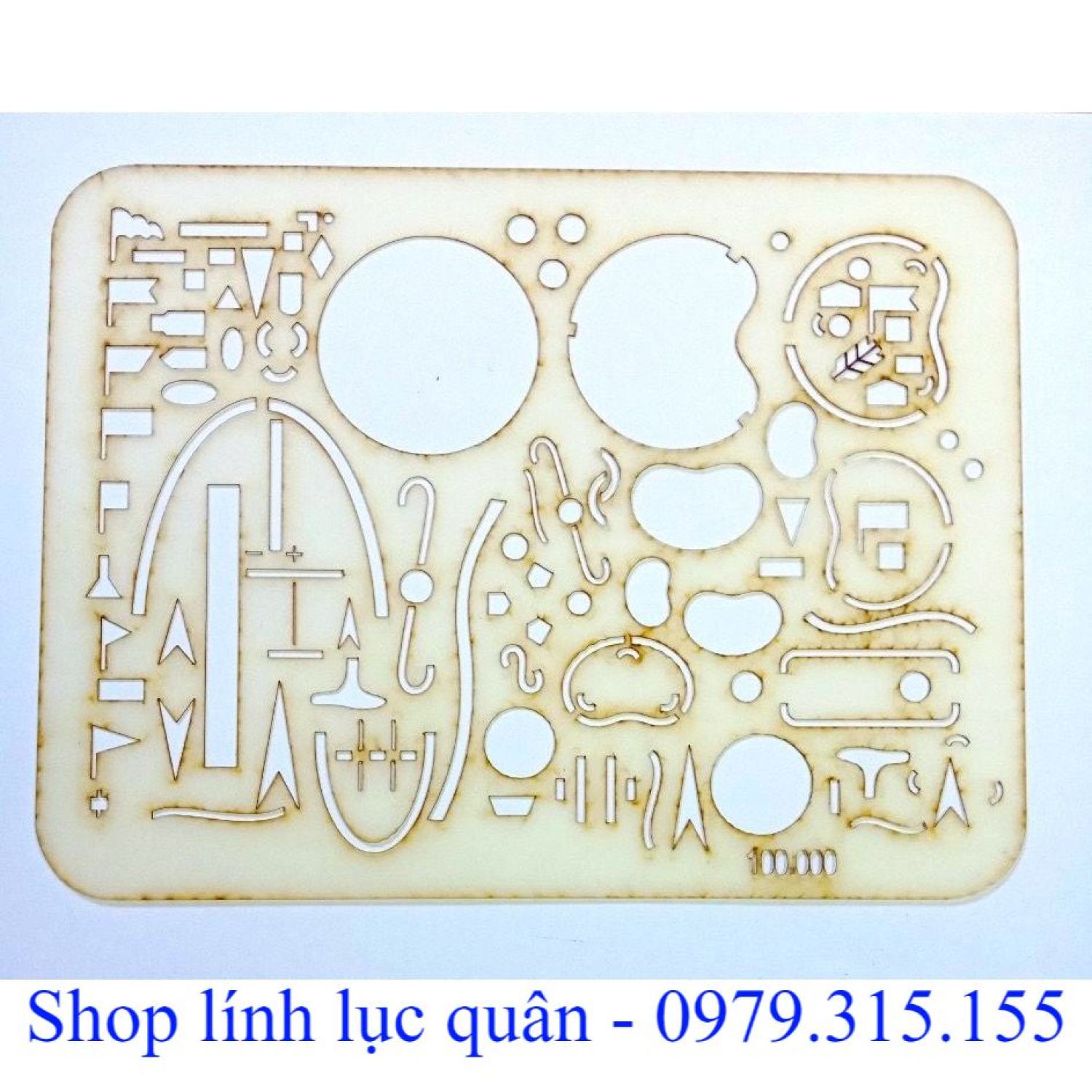 Thước chỉ huy tham mưu mẫu 1 Loại Xịn (24x32cm)