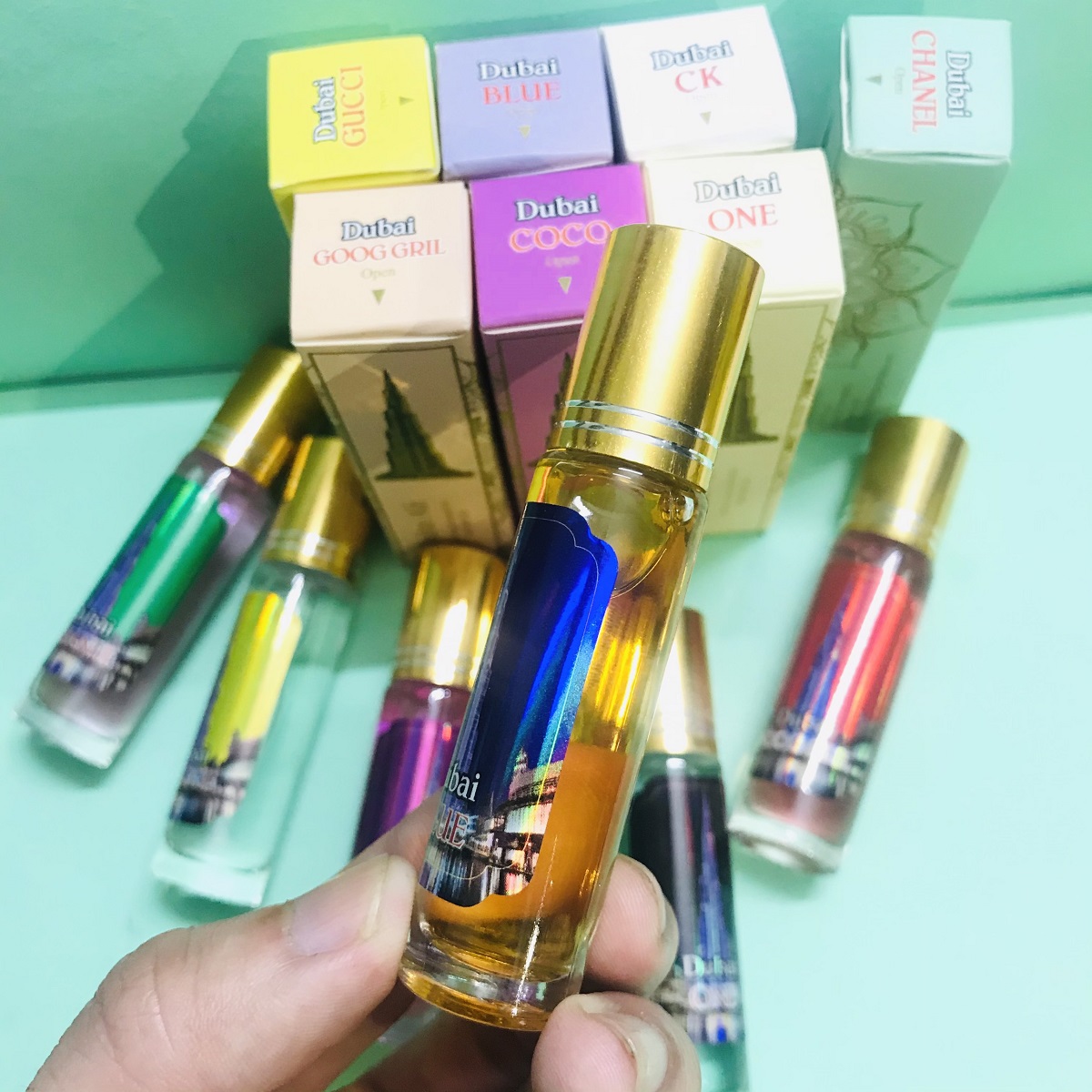[7 mùi hương] Tinh dầu nước hoa Dubai Ali, dạng lăn mini 10ml