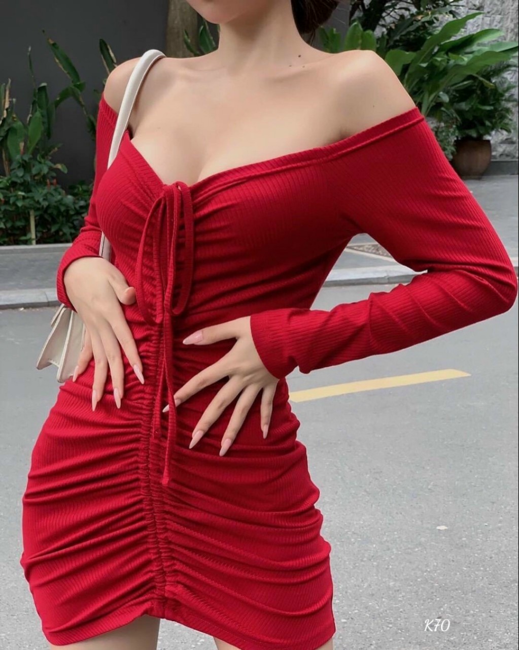 ĐẦM THUN GÂN ÔM BODY HACK DÁNG BẮT MẮT NGƯỜI NHÌN UP