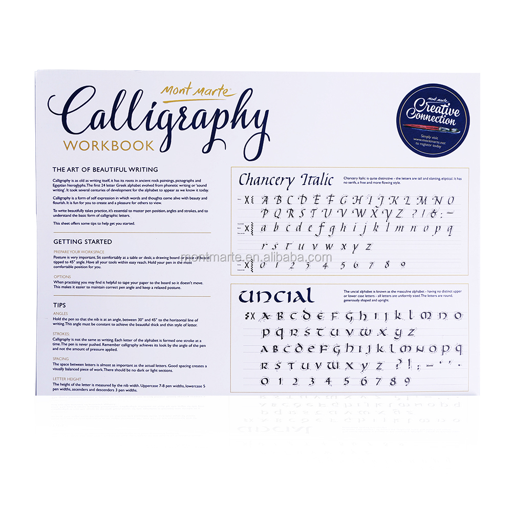 [HCM]SỔ LUYỆN VIẾT CALLIGRAPHY MONT MARTE A4 CÓ KẺ DÒNG (50 TỜ)