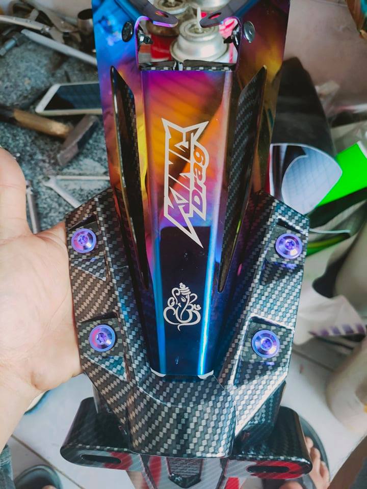 Combo dè sau cho ex150 full ốc titan GR5