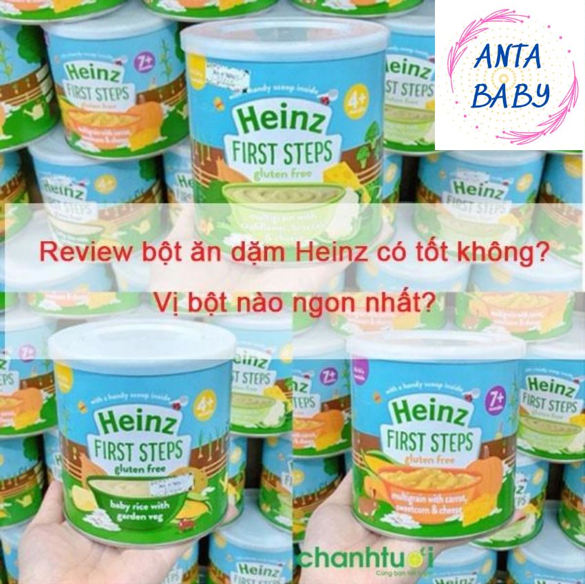 Bột Heinz Ăn Dặm Anh 200g Đủ Vị.
