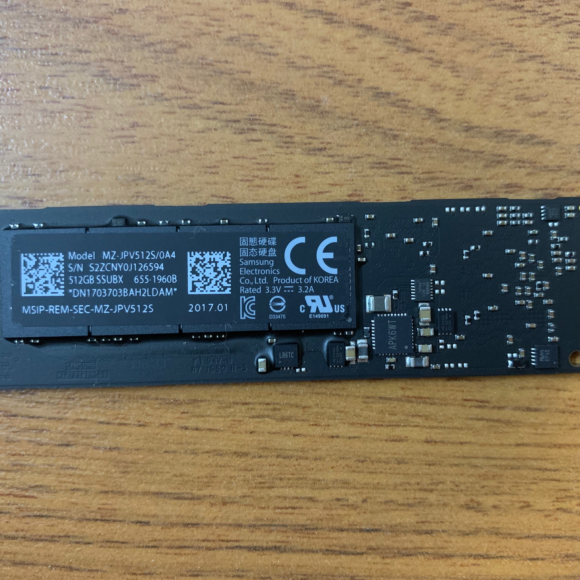 Ổ cứng SSD Macbook 512Gb