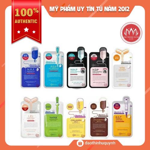 Combo mặt nạ mediheal dưỡng trắng - cấp ẩm cho da