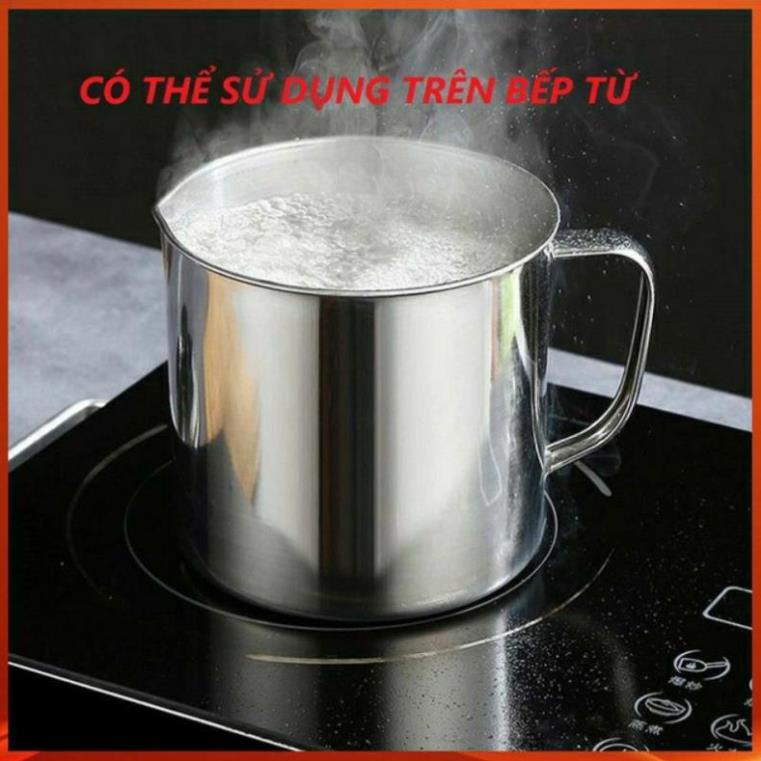 Ca lọc cặn dầu ăn,mỡ inox 304 1,2 lít0