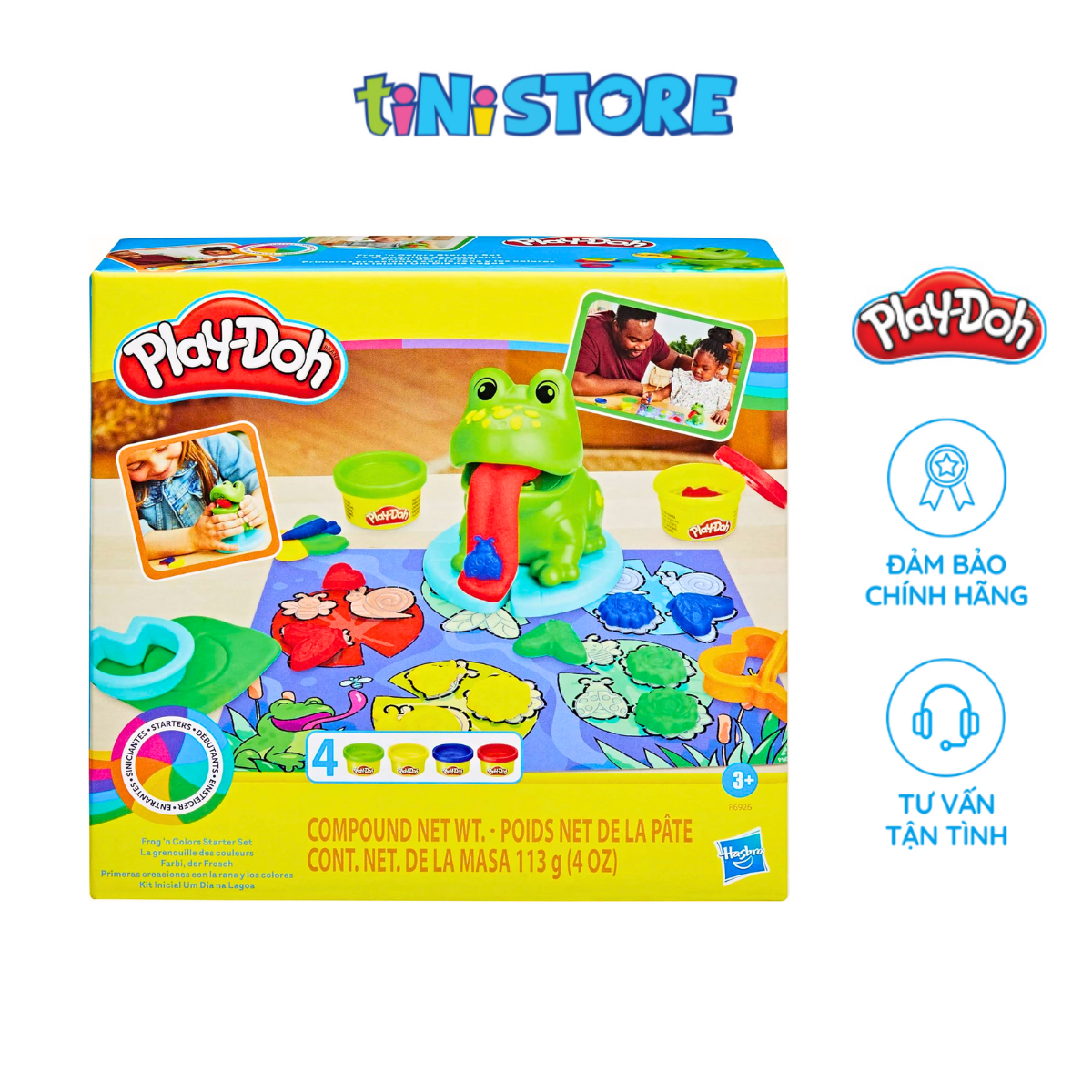 Bộ đồ chơi đất nặn với ếch con Play-Doh F6926