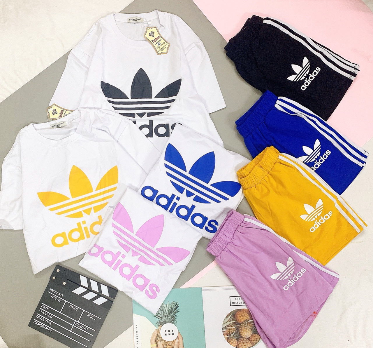 Đồ thun bộ Adidas nữ cực mát