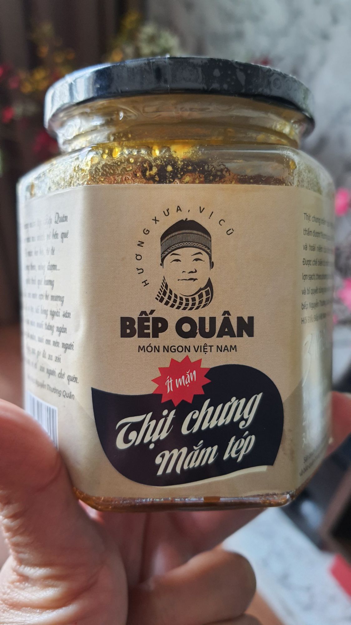THỊT CHƯNG MẮM TÉP BẾP QUÂN