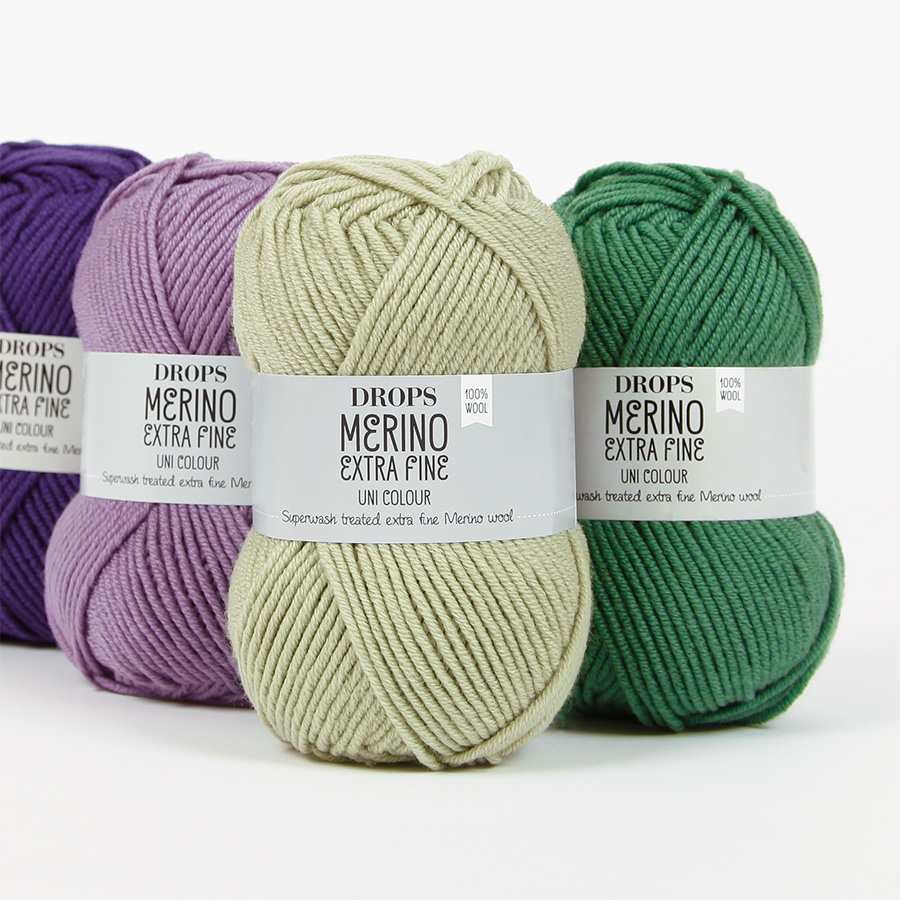 Len Cao Cấp DROPS Merino Extra Fine (Châu Âu) 100% Lông Cừu
