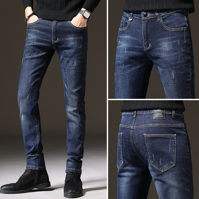 Quần jeans dài nam co giãn cao cấp