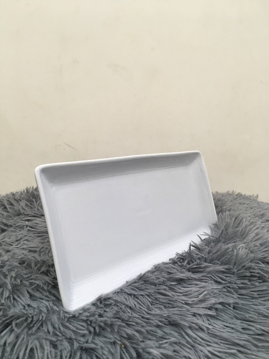 Dĩa chữ nhật 25 cm - gốm sứ việt