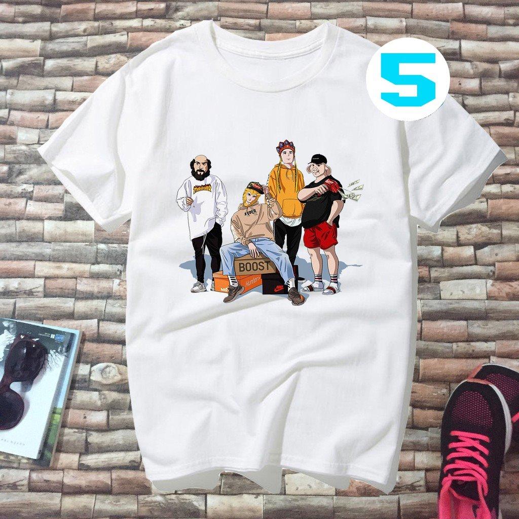 Áo thun nam form rộng Hàn Quốc độc chất lạ chất liệu cotton dày mịn mát TEEVN19s274