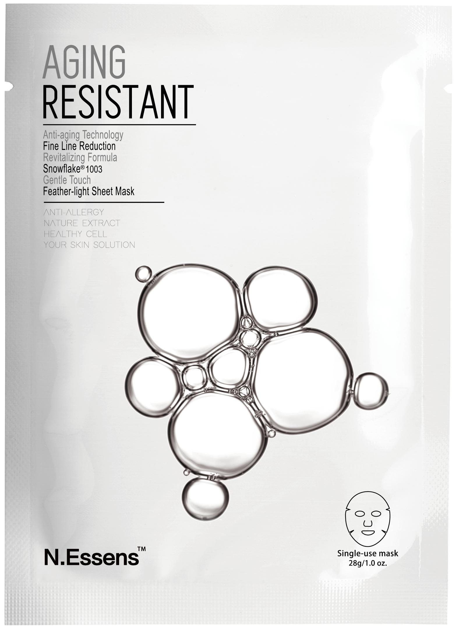 N.Essens Mặt Nạ Chống Lão Hóa  Aging Resistant (1 miếng, 28ml/pc)