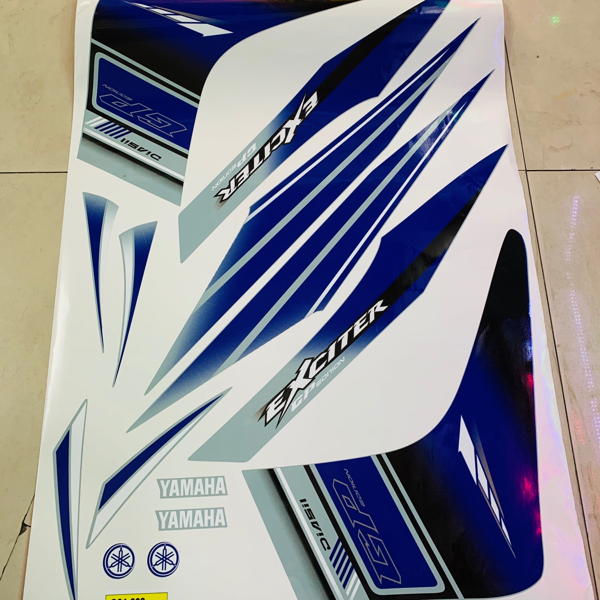 Tem rời exciter 2006-2010 bản 3 lớp bóng cao cấp