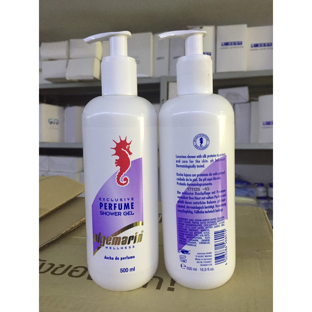 [HCM]Sữa Tắm Cá Ngựa Algemarin 600ml Đức chính hãng