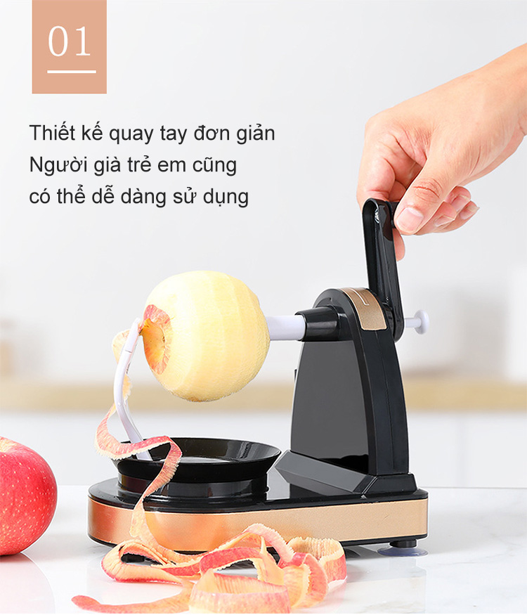 Hanrui - Máy gọt vỏ hoa quả trái cây ABS PP Germany