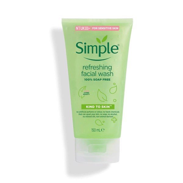 Sữa Rửa Mặt Dạng Gel Simple Kind To Skin Refreshing Facial Wash 150ml nhập khẩu
