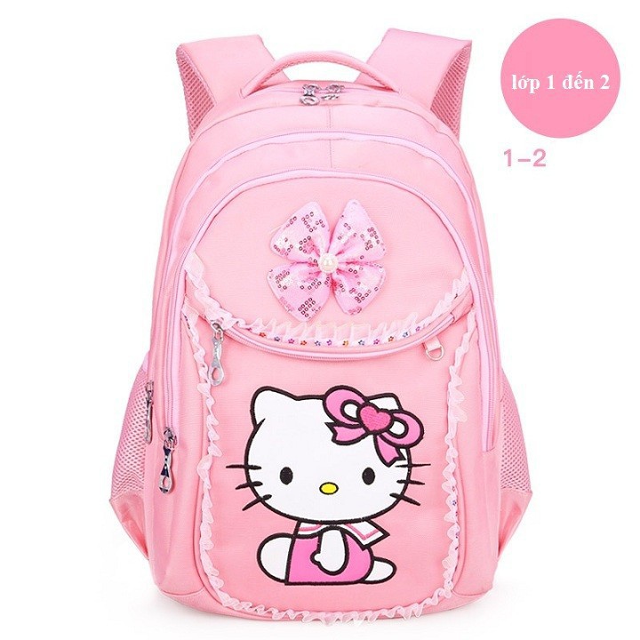 Balo học sinh mèo kitty cho bé gái