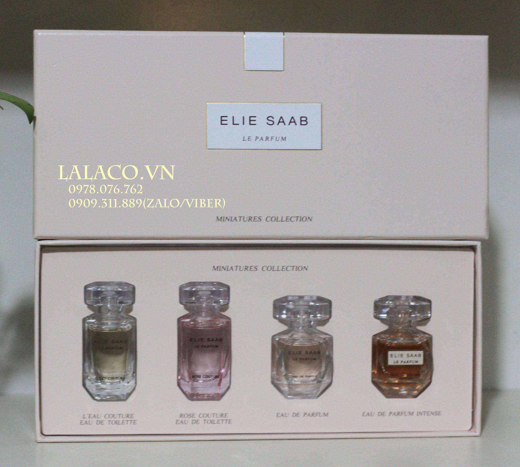 [HCM]Bộ Nước hoa Gift Set Mini Elie Saab Le Parfum 4 chai 2018