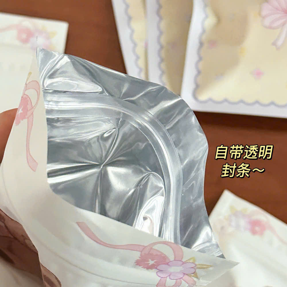 (CC - HCM) SET 10 TÚI ZIP GẤU NƠ CUTE SIZE 13*15CM EVE Story