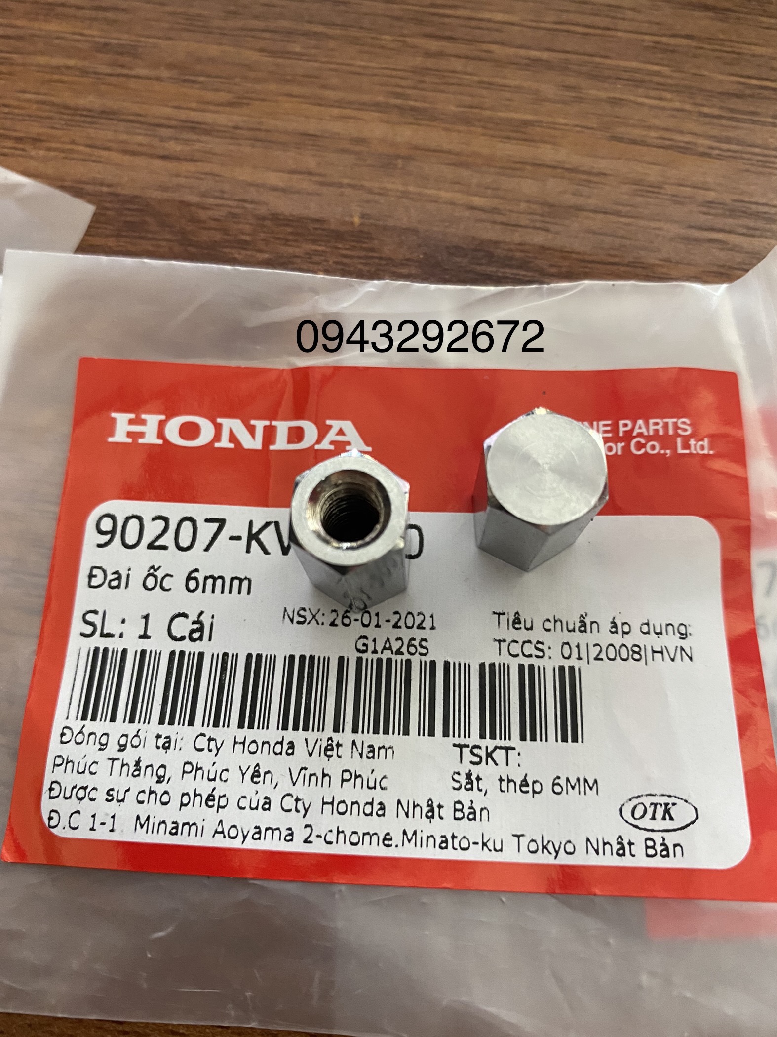 ốc Cổ Pô ( Xả ) Honda
