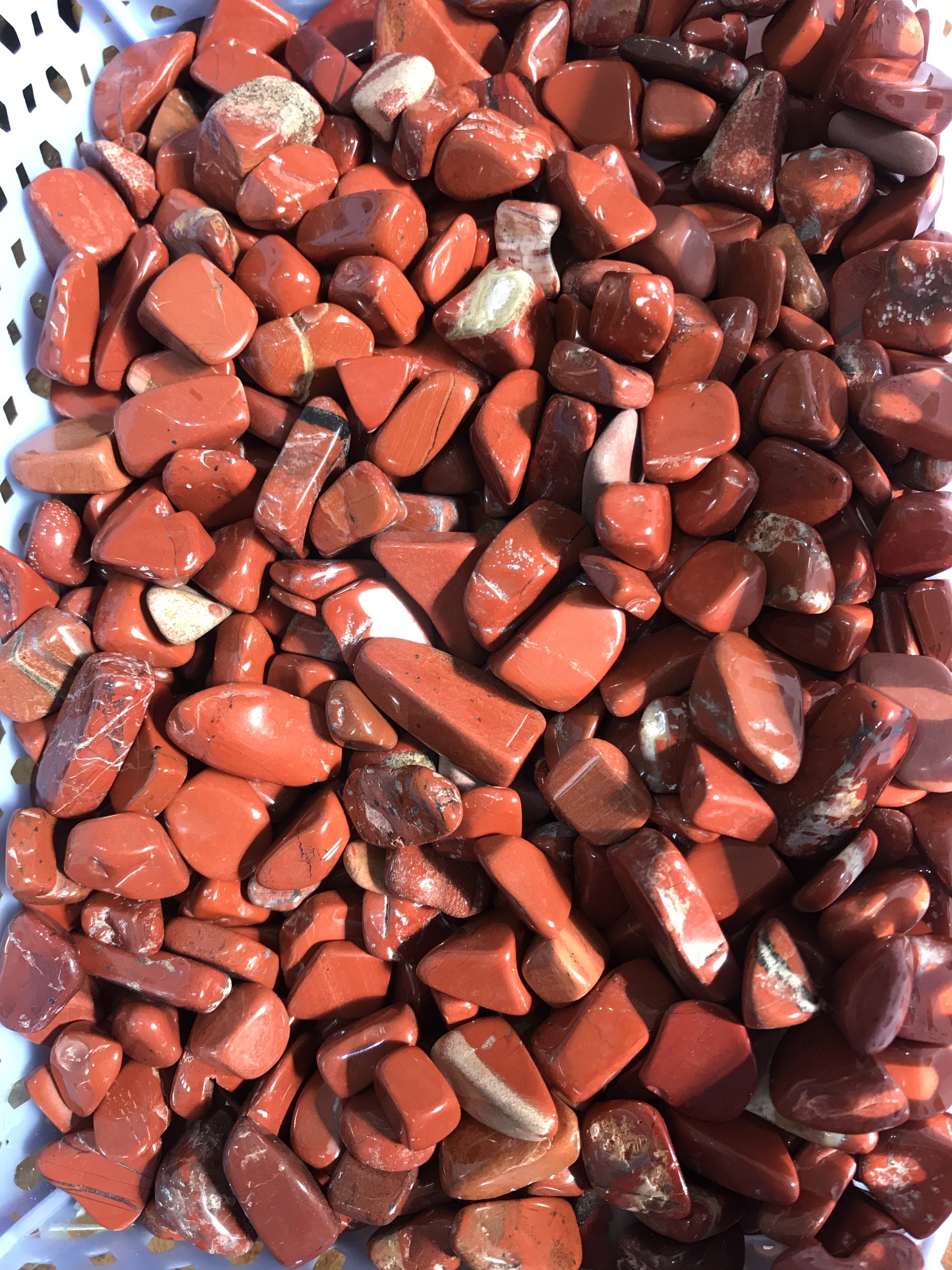 Đá vụn Jasper màu đỏ - CADA DECOR