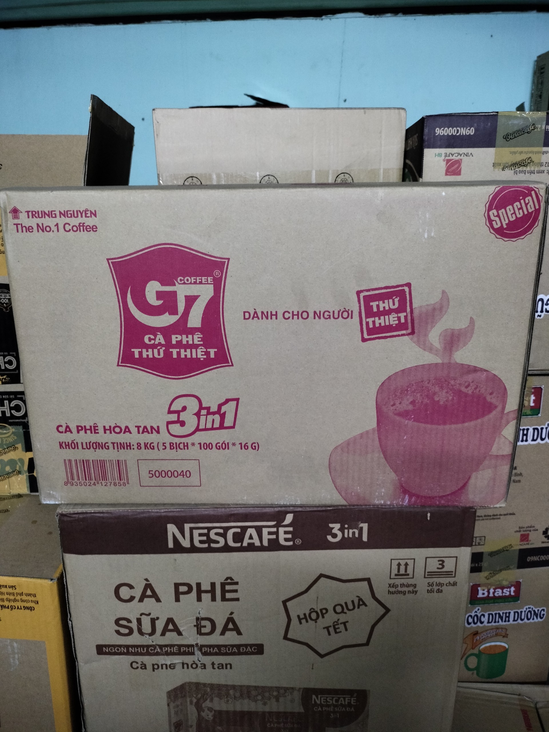 [HCM]Cà phê G7 3in1 - Bịch 100 sticks 16gr
