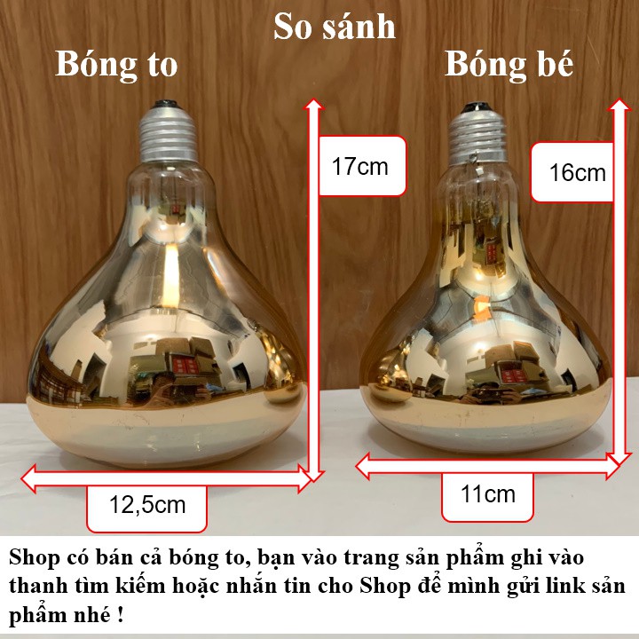 [GIÁ SỈ] BÓNG ĐÈN SƯỞI NHÀ TẮM 275W TO, NHỎ