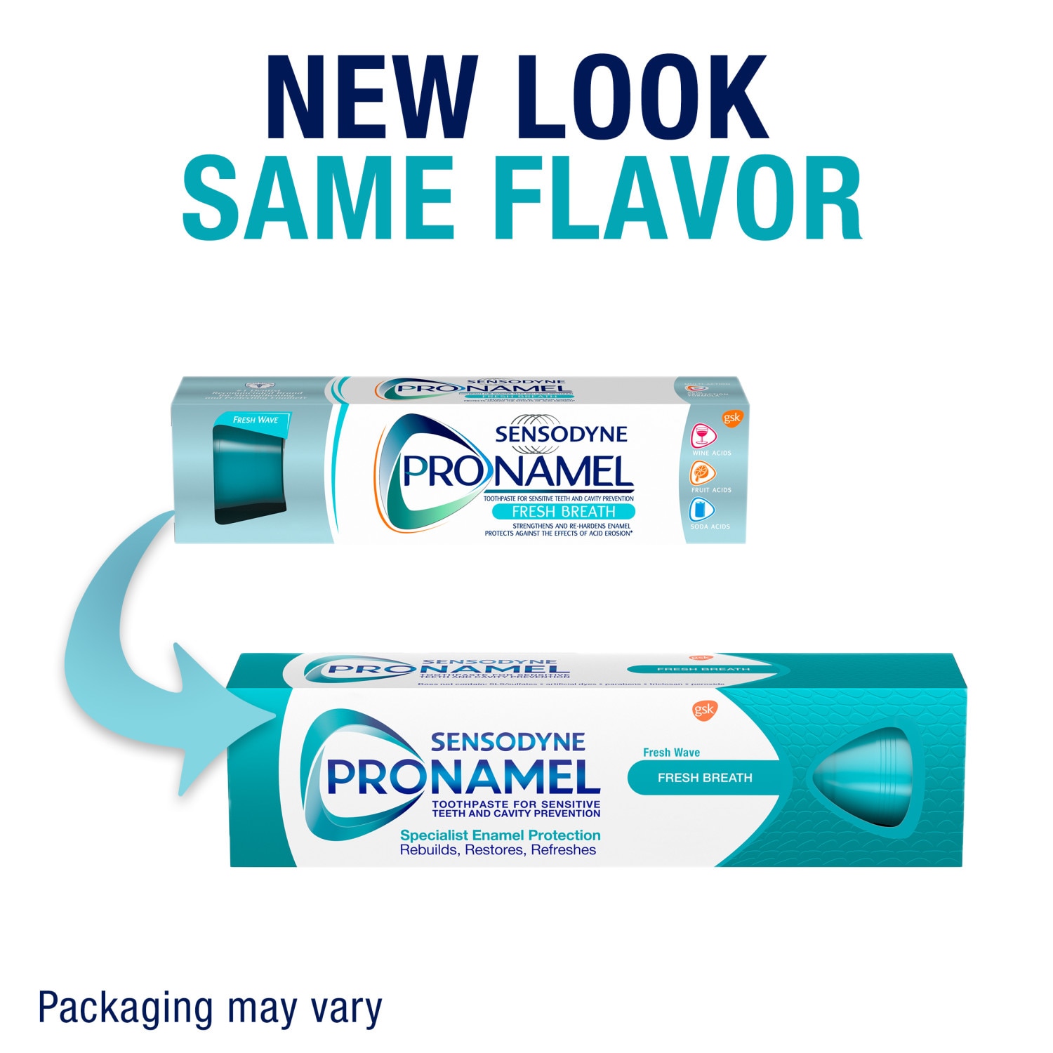 [Hàng Mỹ] Kem đánh răng Sensodyne Pronamel Fresh Breath Sensitive Toothpaste - Fresh Wave 113g.