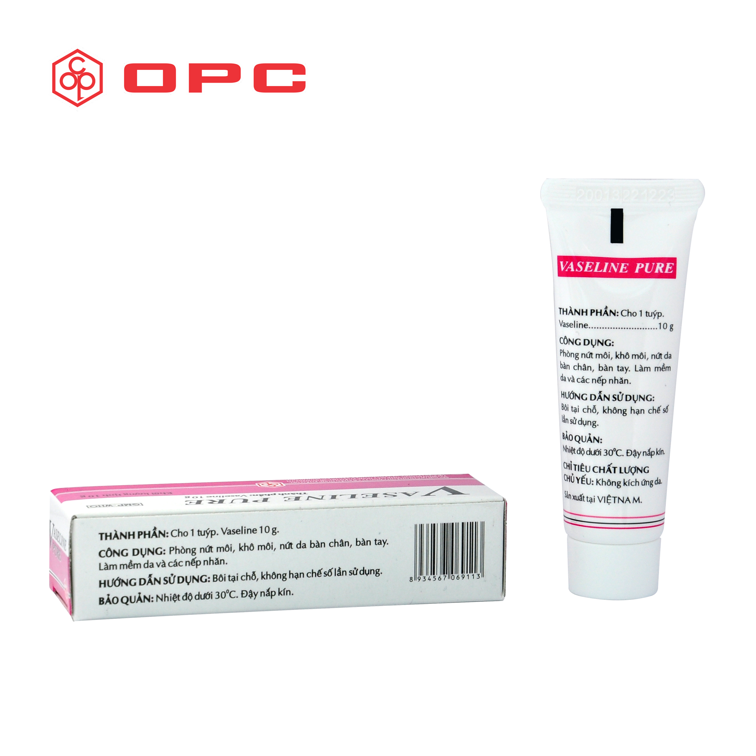 Vaseline Opc Lip Balm 10g
