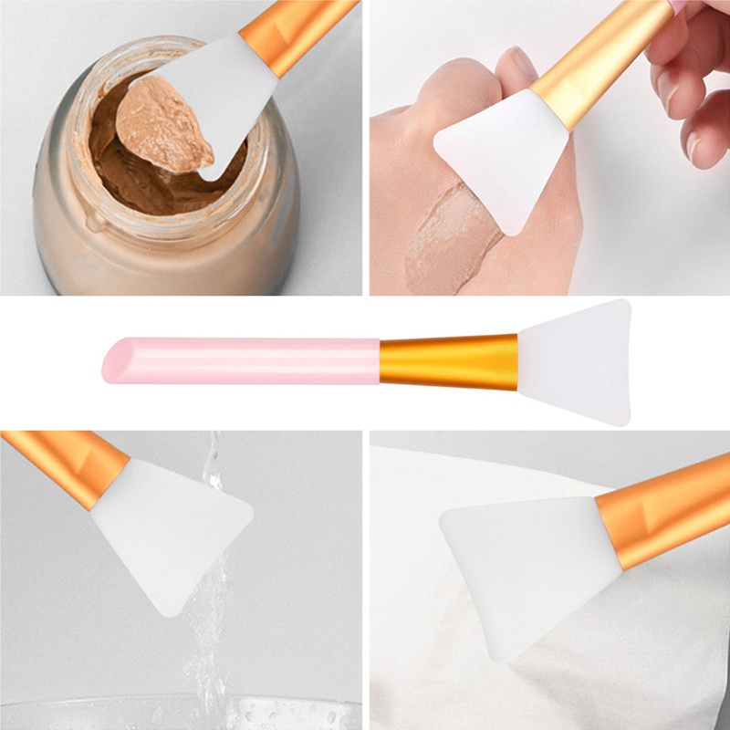 Cọ silicon đắp mặt nạ, chổi silicon quét mask