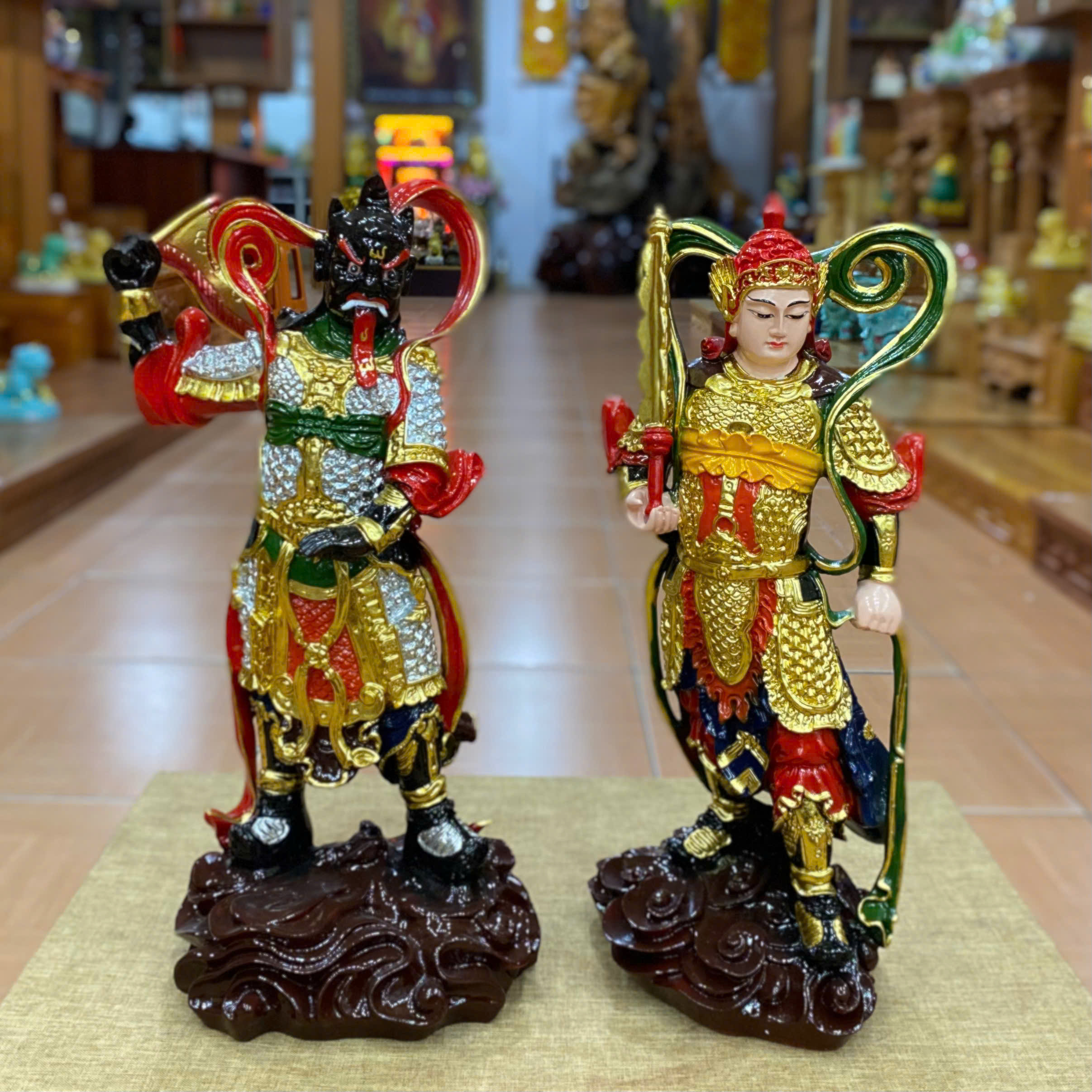 Tượng Tiêu Diện Hộ Pháp Cao 40 cm