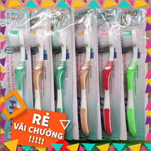 Bàn Chải Dánh Răng Vỉ 12 Chiếc