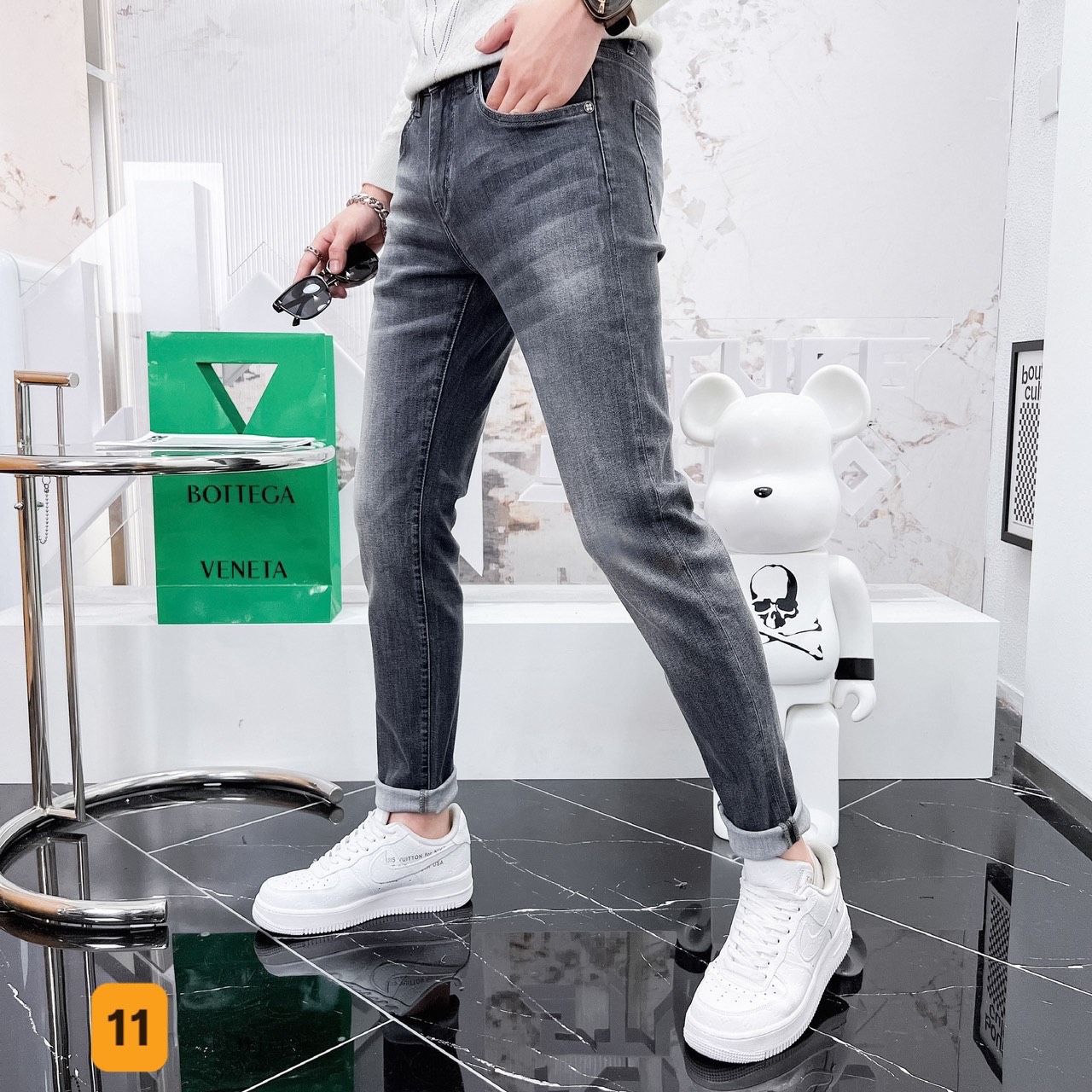 [HCM]Quần Jean Nam Jean Nam Đẹp Quần Bò Nam Rách Chất Vải Đẹp Phom Dáng Body Không Xù Không Bai Màu ( Hình Thật Có Kèm Video) Thời Trang Phong Cách DG-SHOP MS3983