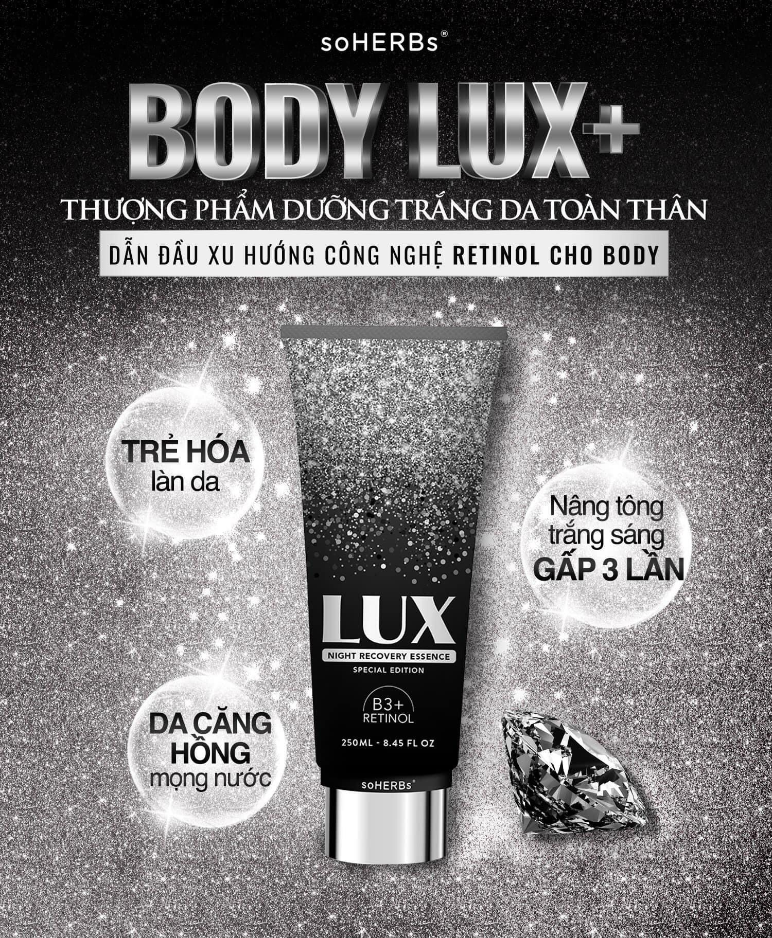 KEM TRẮNG DA DƯỠNG ẨM  BODY LUX SOHERBS