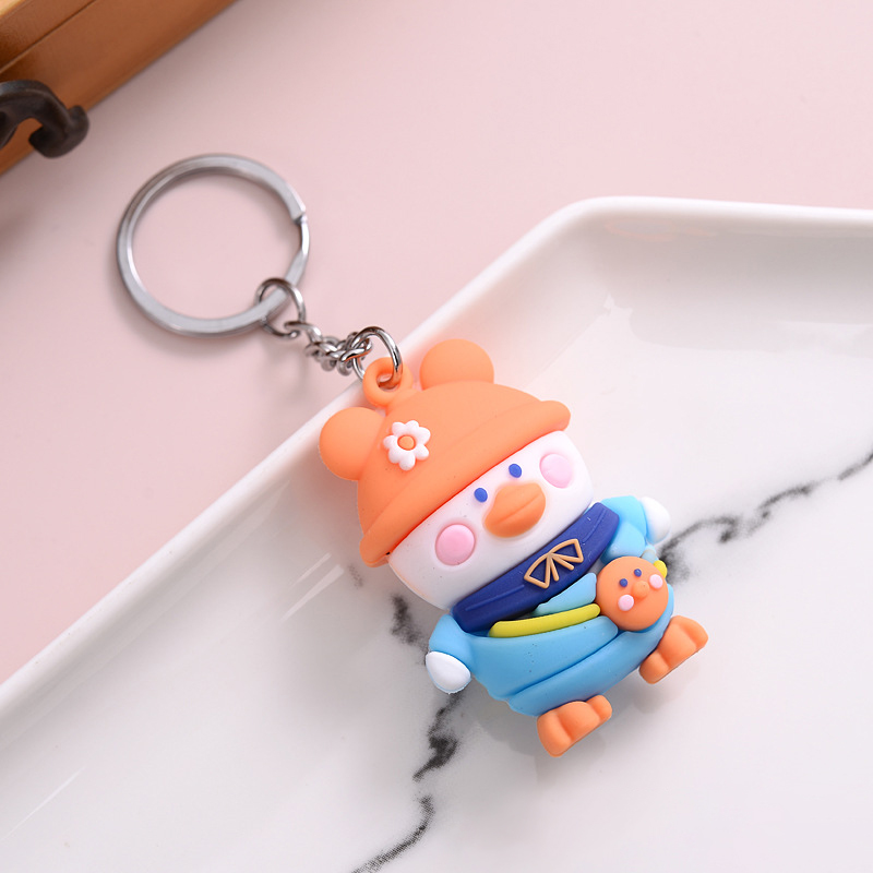 Móc khóa vịt má hồng túi đeo chéo kute