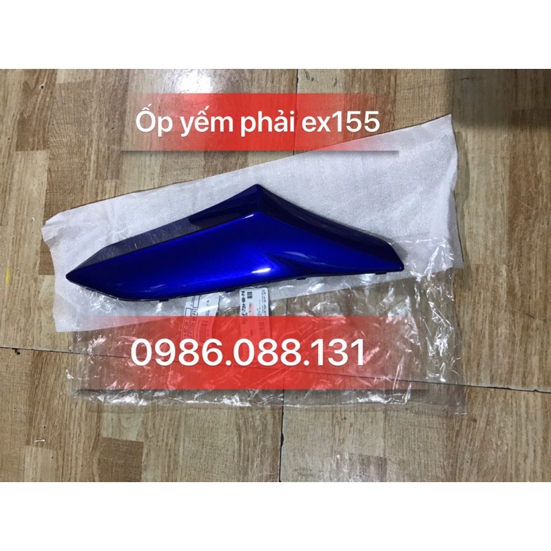 Ốp yếm phải ex155 xanh GP zin chính hãng