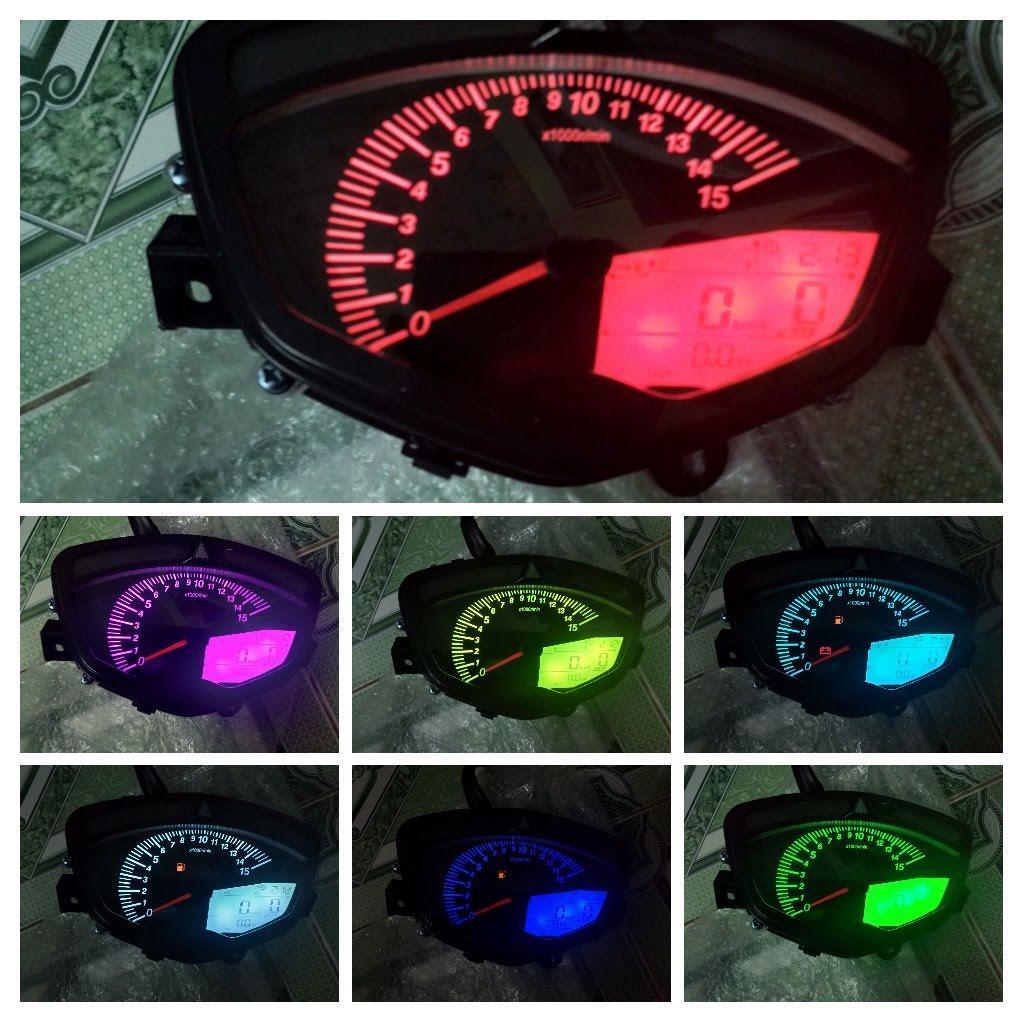 BỘ LED DÂY ĐỘ ĐÈN ĐỒNG HỒ XE MÁY 12v